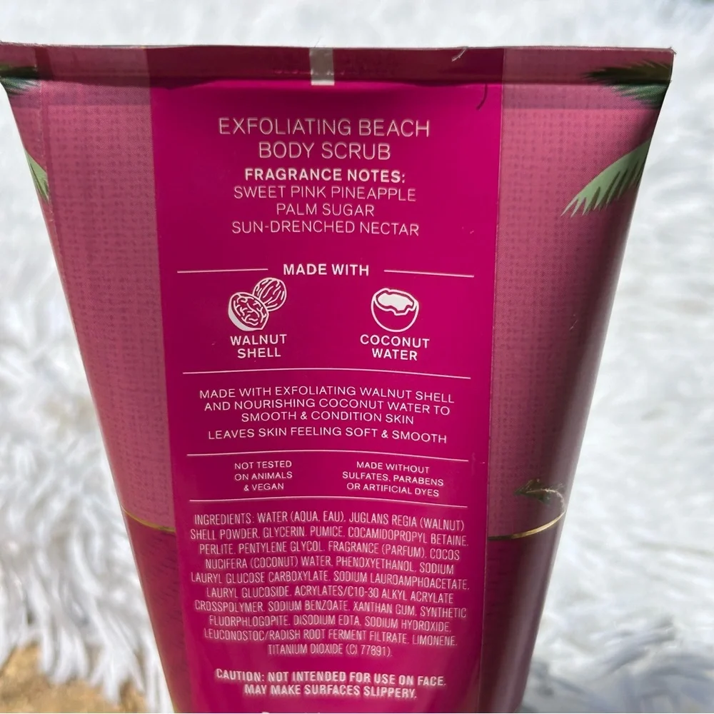 Bath & Body Works Pink Pineapple Sunrise Exfoliating Body Scrub 6.6 fl oz NEW